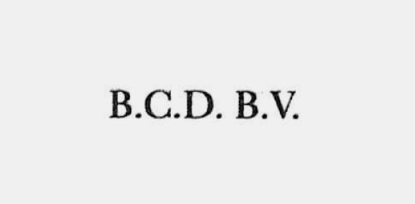 Логотип Blaricum C.D. Company (B.C.D.)