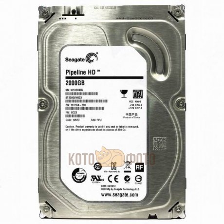 Жесткий диск Seagate Original SATA-II 2Tb ST2000VM003 (5900rpm) 64Mb 3.5 - фото 1