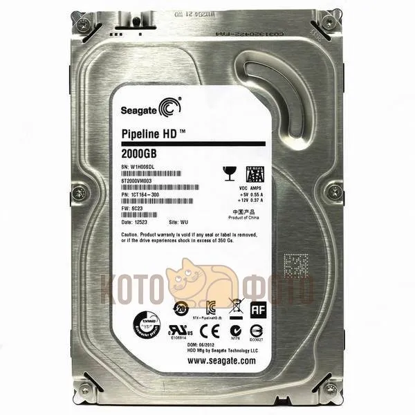 Жесткий диск Seagate Original SATA-II 2Tb ST2000VM003 (5900rpm) 64Mb 3.5 - фото 1