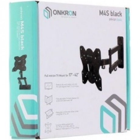 Кронштейн Onkron Basic M4S черный - фото 7