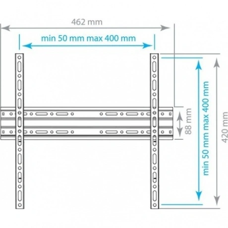Кронштейн для телевизора Arm Media PLASMA-3 new черный 22"-65" м...