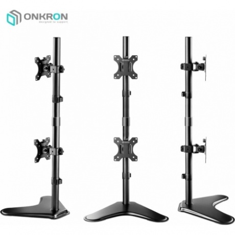 Кронштейн для мониторов Onkron D208FS (макс.16кг) черный - фото 2
