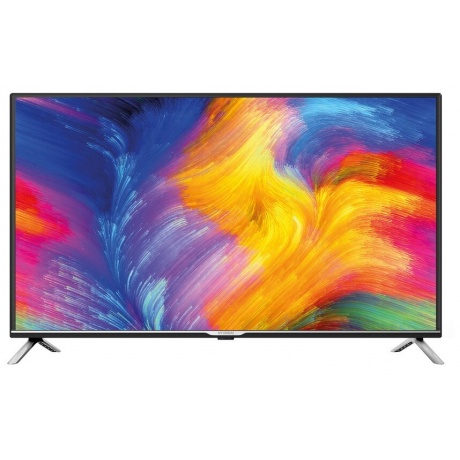 Телевизор Hyundai 40" H-LED40BT3001 черный/серебристый - фото 1
