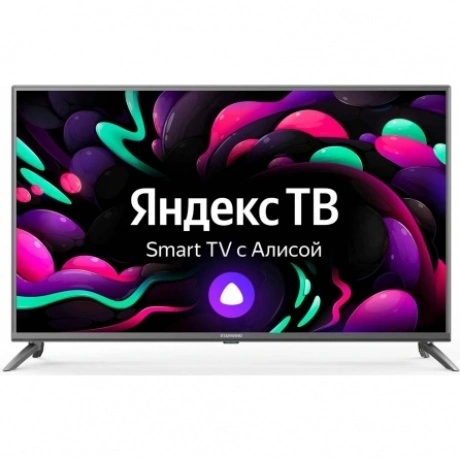 Телевизор Starwind 43" SW-LED43UG400 стальной