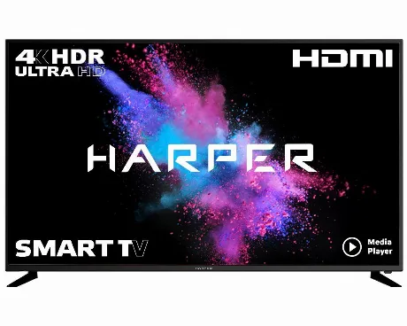 Телевизор Harper 58" 58U750TS черный