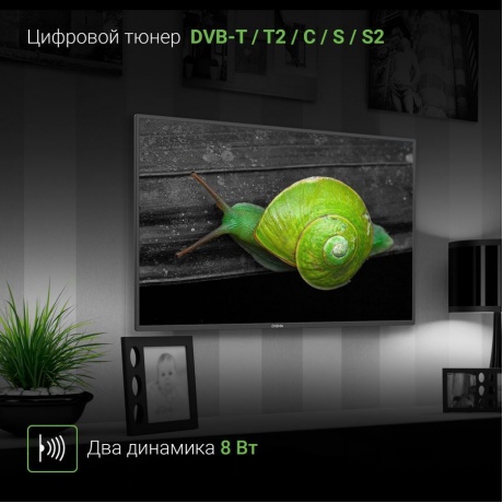 Телевизор Digma DM-LED40MBB21 черный - фото 8