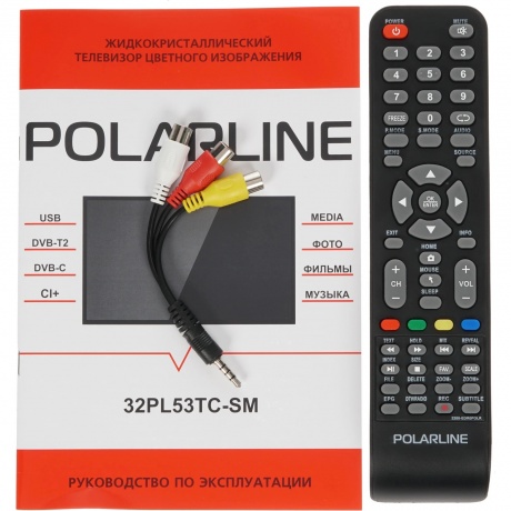 Телевизор PolarLine 32PL53TC-SM черный - фото 9