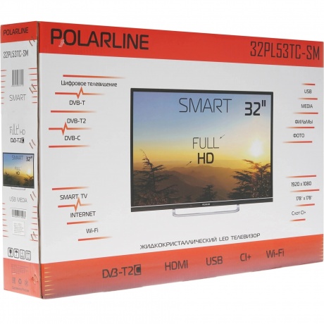 Телевизор PolarLine 32PL53TC-SM черный - фото 10