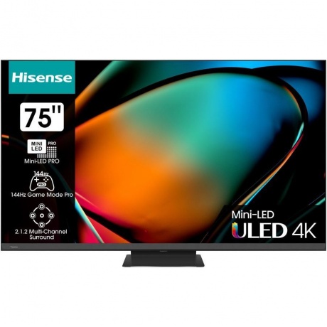 Телевизор Hisense 55U8KQ темно-серый - фото 1