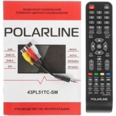 Телевизор PolarLine 43PL51TC-SM черный - фото 14