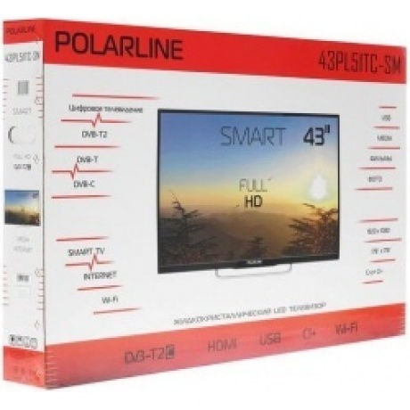 Телевизор PolarLine 43PL51TC-SM черный - фото 15