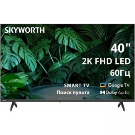 Телевизор LED Skyworth 40" 40E55G Google TV Frameless черный FUL...