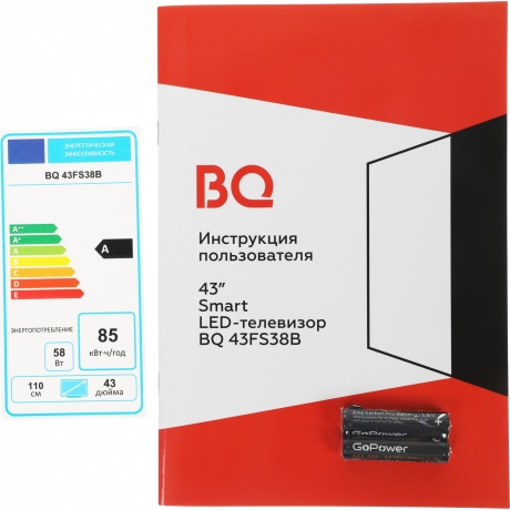 Телевизор BQ 43FS38B Black - фото 17