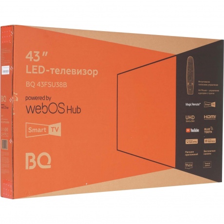 Телевизор BQ 43FSU38B Black - фото 12