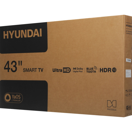 Телевизор Hyundai H-LED43BU7012 43" 4K Ultra HD LED Smart YaOS Frameless черный - фото 19
