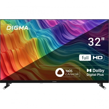 Телевизор Digma DM-LED32SBB33 32" FULL HD LED Smart Яндекс.ТВ Fr...