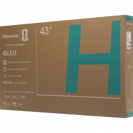 Телевизор Hisense 43E7S RU 43" 4K UltraHD QLED черный - фото 11