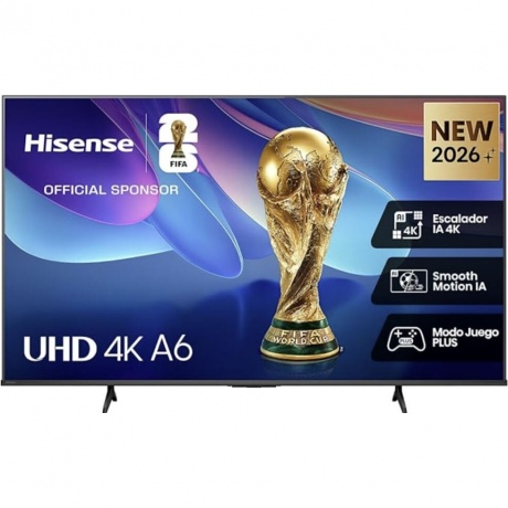 Телевизор Hisense 50A6S RU 50" 4K UltraHD черный - фото 1