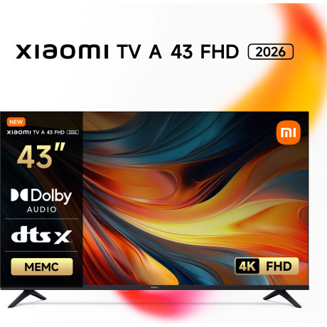 Телевизор Xiaomi TV A 43" FHD 2026 L43MB-AFRU черный DLED FHD 60Hz Smart TV - фото 11