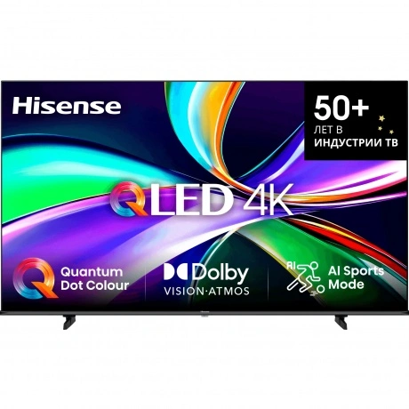 Телевизор Hisense 55E7Q RU 55" QLED Ultra HD Black 2025