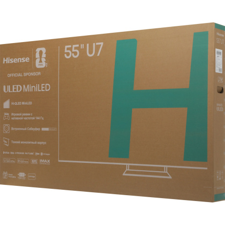 Телевизор Hisense 55U7S 55" Ultra HD Mini LED 4K - фото 10
