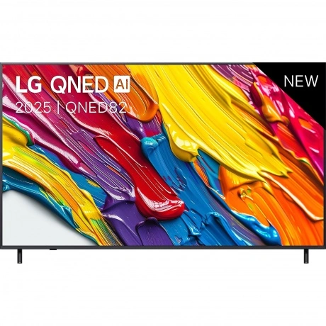 Телевизор LG 43QNED82A6B.ARUG 43" LED 4K Ultra HD черный титан