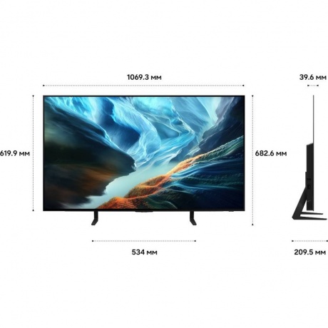 Телевизор Samsung QE48S90HAEXPY черный 48" OLED, Ultra HD - фото 9