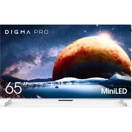 Телевизор Digma Pro Mini LED 65Q Google TV Frameless серебристый...