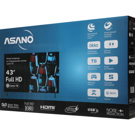 Телевизор ASANO 43" DLED FHD SALUT SMART 43LF5020T - фото 10