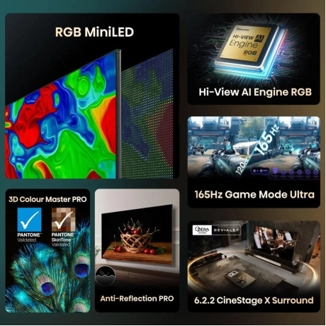 Телевизор HISENSE 100"  RGB Mini-LED + QLED 100UXQ - фото 3
