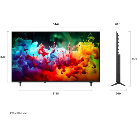 Телевизор LG QNED 65" 4K 65QNED70B6C.ARU - фото 3