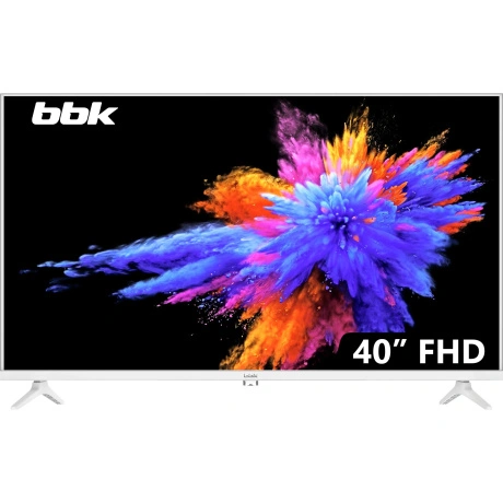 Телевизор LED BBK 40" 40LEM-1054/FTS2C (W) белый FULL HD 60Hz DV...