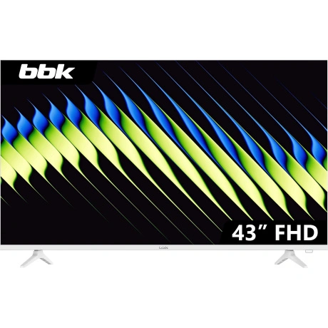Телевизор LED BBK 43" 43LEM-1053/FTS2C (W) белый FULL HD 60Hz DV...