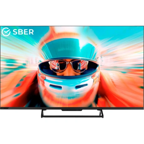 Телевизор Sber 43" SDF-43UQ7000MBA черный DLED+QLED UHD 60Hz Sma...