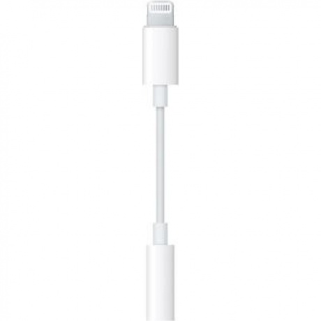 Переходник Apple Lightning - mini jack 3.5 (MMX62ZM/A) - фото 1