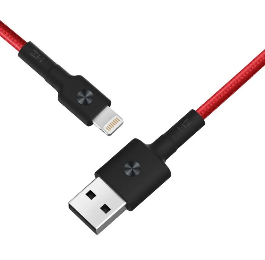 Кабель Xiaomi ZMI AL803 USB - Lightning MFi 100cm Red