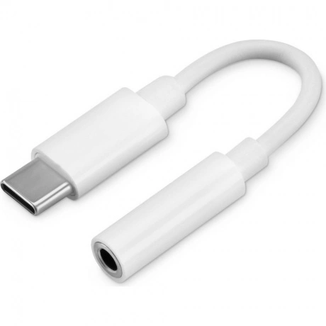 Переходник Buro BHP TPC-JCK USB Type-C (m) Jack 3.5mm (f) белый
