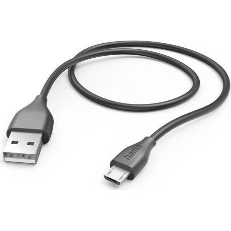 Кабель Hama 00187220 microUSB (m) угловой USB 2.0 (m) 1.5м черны...