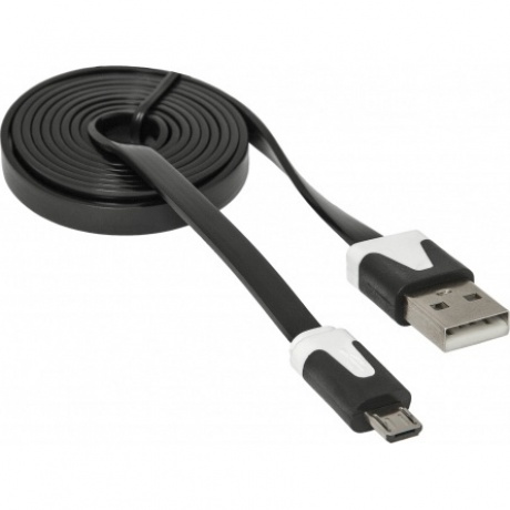 Кабель Defender USB08-03P USB - microUSB 1м (87475) - фото 1