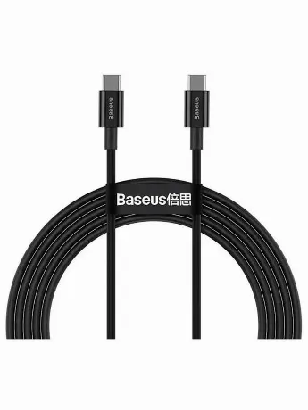 Кабель Baseus Superior Series Type-C - Type-C 100W 1m Black CATY...