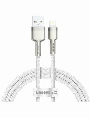 Кабель Baseus Cafule Series USB - Lightning 2.4A 1m White CALJK-...