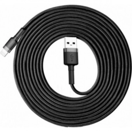 Кабель Baseus Cafule Cable USB - Lightning 2A 3m Grey-Black CALK...