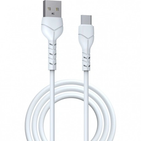 Кабель Devia Kintone Cable Set V2 Type-C, 2,1A, 1м. белый