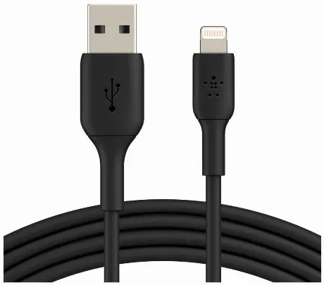 Кабель Belkin Lightning - USB-A 1m Black CAA001bt1mBK