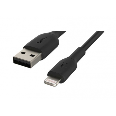 Кабель Belkin Lightning - USB-A 1m Black CAA001bt1mBK - фото 5