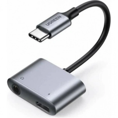 Адаптер UGREEN CM231 (60164) USB-C to 3.5mm Audio Adapter with P...