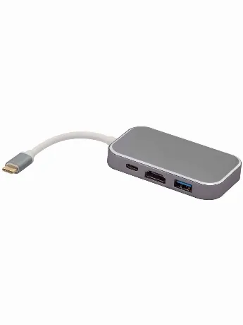 Адаптер-переходник Greenconnect Type C на HDMI+ USB3.0 GCR-CHC3U...