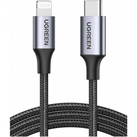 Кабель Ugreen US304 USB-C - Lightning 1m Black 60759