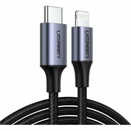 Кабель Ugreen US304 USB-C - Lightning 1m Black 60759 - фото 4