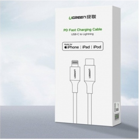 Кабель Ugreen US304 USB-C - Lightning 1m Silver 70523 - фото 4